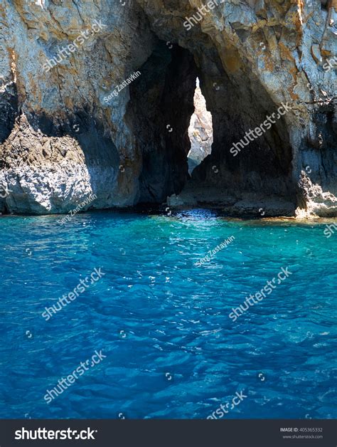 Inside Blue Grotto Nature Landmark On Stock Photo 405365332 | Shutterstock