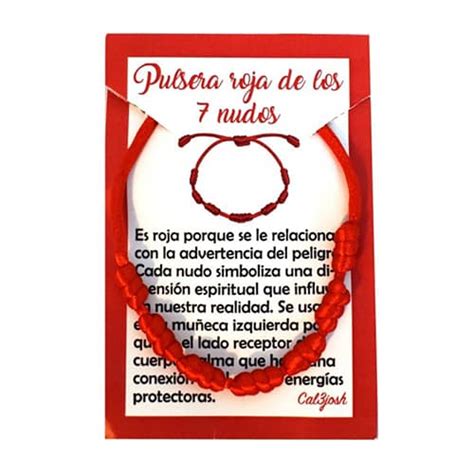 Arriba 105 Foto Para Qué Sirve La Pulsera Roja De 7 Nudos Actualizar