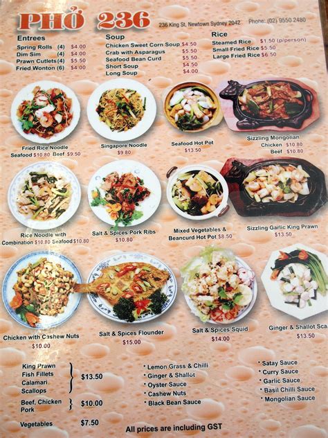 B-Kyu: Pho 236 Review & Menu - Vietnamese ~ King Street - Newtown