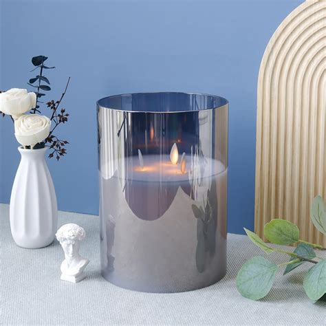 Amazon Jhy Design Wick Glass Flameless Candles High Battery