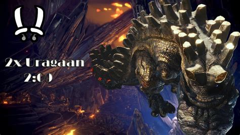 Monster Hunter World Rolling With The Uragaan Solo Dualblades