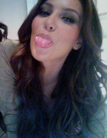 Kim Kardashian Tongue Out