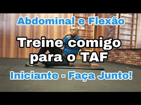 Treine Comigo Rumo Ao Taf Exerc Cios Para Fortalecer A Musculatura