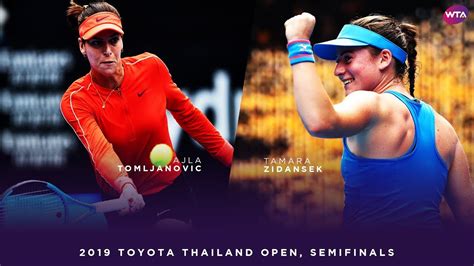 Ajla Tomljanovic Vs Tamara Zidansek Toyota Thailand Open