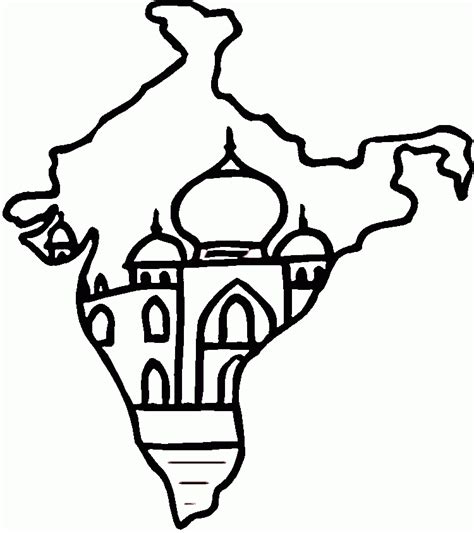 India Coloring Pages Coloring Home