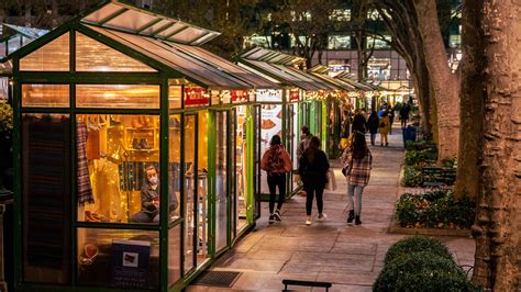 The Bryant Park Winter Village Guide With Opening Dates Times