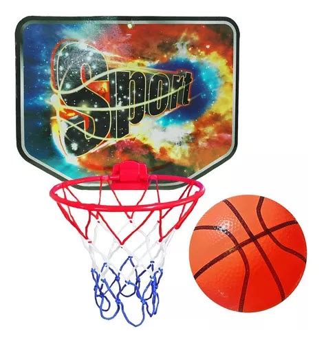 Kit Tabela De Basquete Mini Cesta Infantil Bola Aro Rede MercadoLivre