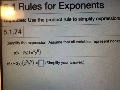 Solved Simplify The Expression Assume That All Variables Chegg