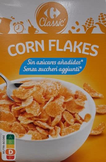 Carrefour Classic Corn Flakes Sin AzÚcares AÑadidos Análisis Y