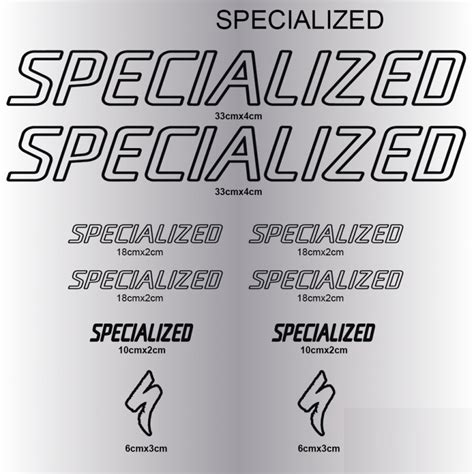 Frame Sticker For Specialized Mtb Road Bike Bicycle Cycling Vinyl