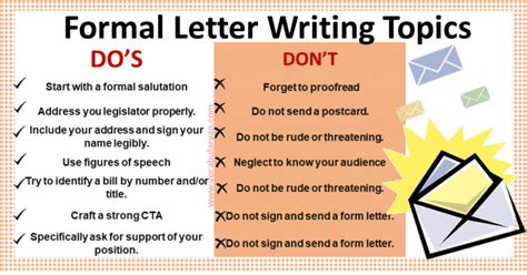 Formal Letter Writing Topics For Student Vocabularyan