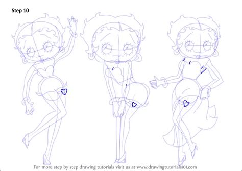 How To Draw Betty Boop Betty Boop Step By Step Betty Boop Betty