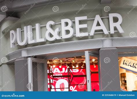 Pull And Bear Logo On Pull And Bear Store Pull And Bear Is A Spanish