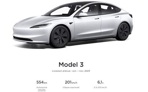 La Nouvelle Tesla Model Est Disponible Jusqu Km D Autonomie