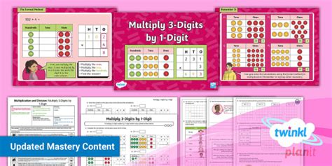 Y4 Multiplication And Division Planit Lesson 24 Written Methods