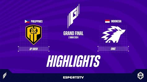 Onic Vs Ap Bren Highlights Grand Final Games Of The Future Apbr