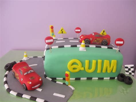 Los Dulces De Kanarita Pastel Rayo Mcqueen V