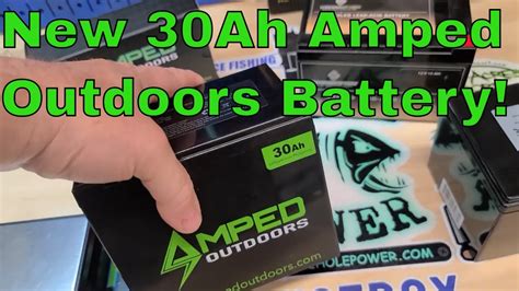 First Look At The New Amped Outdoors 30ah Battery Youtube