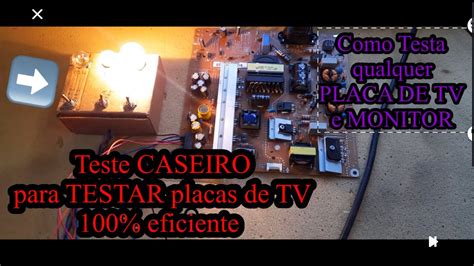 Como Testar Placa De Qualquer TV E MONITOR Como Probar La Placa De