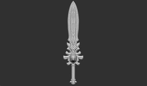 5 Fantasy Swords 3d Printable 3d Model 3d Printable Cgtrader