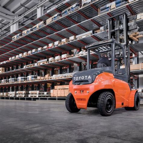 80V Electric Pneumatic Forklift Toyota Material Handling Systems