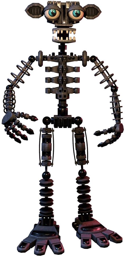 Endo 02 Is The Animatronic Endoskeleton Designed For The Withered Toy