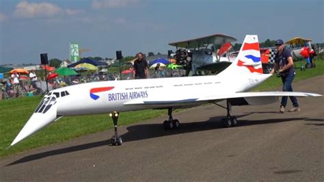 Largest Rc Concorde Turbine Jet Model 149kg 10 Meters