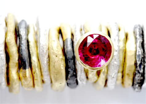 Disa Allsopp Jewellery Goldsilver Tourmaline Rings