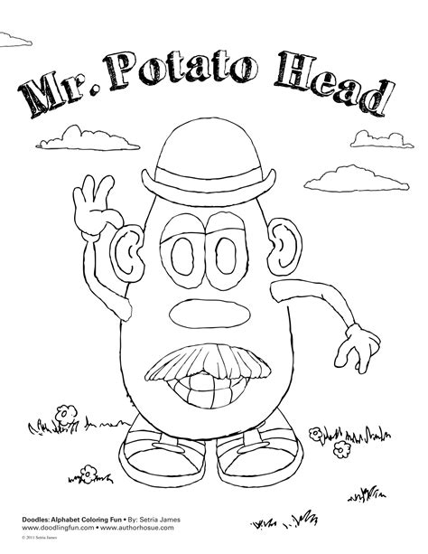 Mr Potato Head Coloring Pages To Download And Print For Free