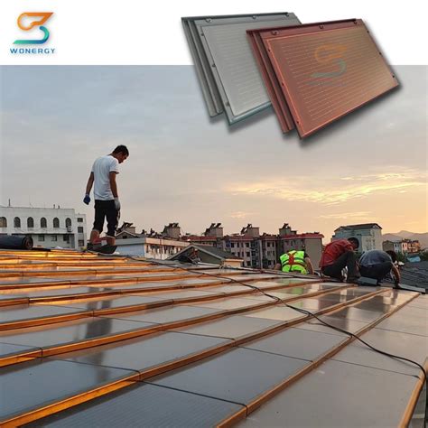 Economical Tuile Solaire Solar Roof Tiles Photovoltaic System Solar