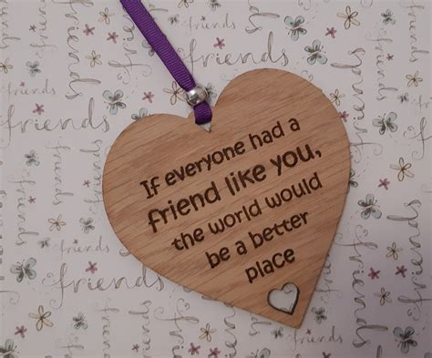 Best Friend T Friendship Wooden Plaque My Bestie Friend Etsy