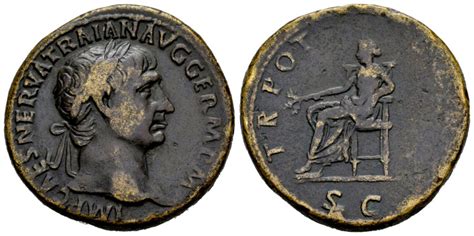 Biddr Tauler Fau Auction Lot Trajan Sestertius