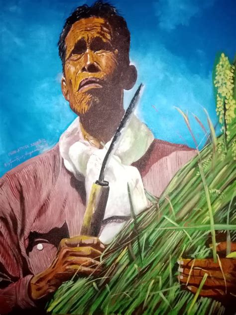 Filipino Farmer Painting