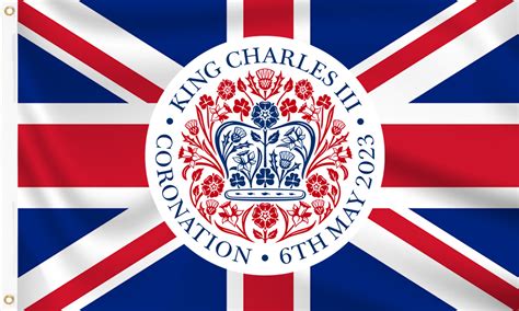 Buy Kings Charles III Coronation Logo Flags | Kings Charles III Union Jack Flags for sale at ...