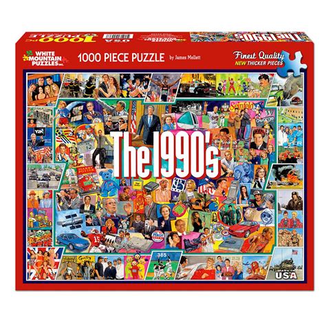 White Mountain Puzzles 1990s 1000 Piece Jigsaw Puzzle