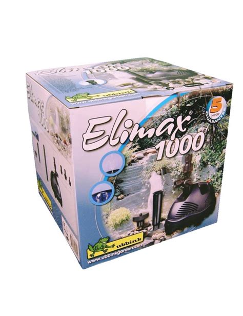 Pompe pour fontaine d étang Elimax 1000 Ubbink Jardinao