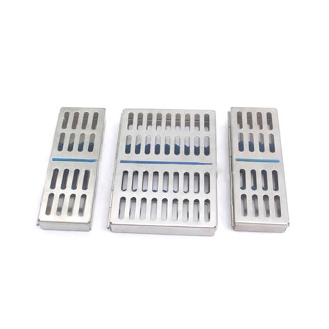 6 Pcs Dental Sterilization Cassette Tray Box For 10 7 And 5 Surgical Mart