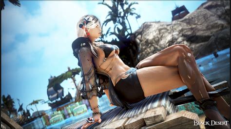 Fan Art Sexy Photoshooting On The Beach Black Desert Na Eu