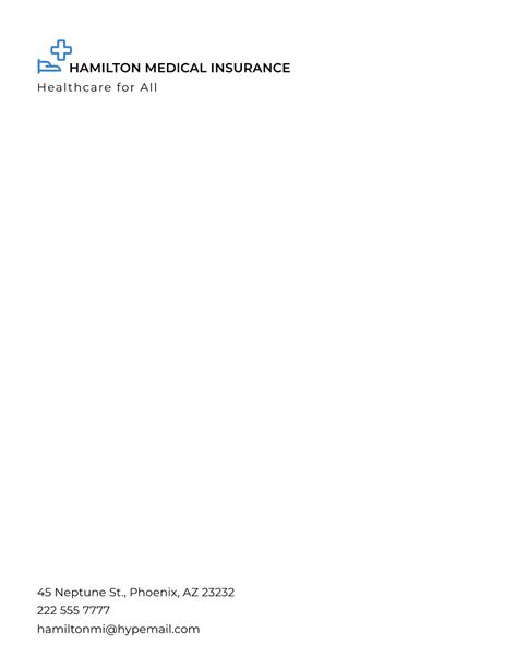 Free Medical Letterhead Templates And Examples Edit Online And Download