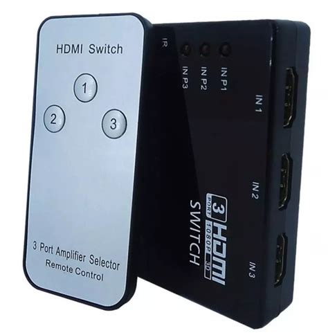 Chaveador Distribuidor Hub Switch Divisor Hdmi X L Ls