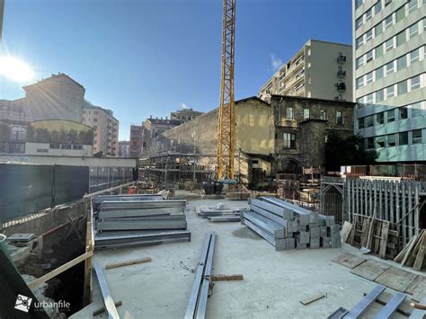 Milano Porta Garibaldi Cantiere Palais Tocqueville Dicembre