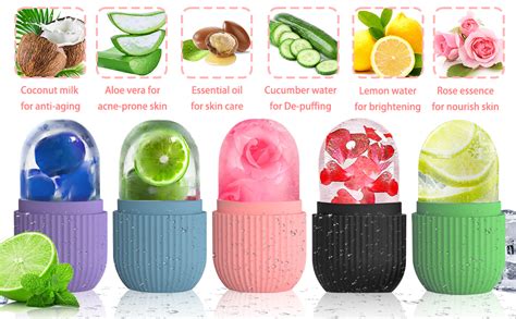 Roseflower Silicone Ice Roller For Face And Eye Ice Facial Roller Ice