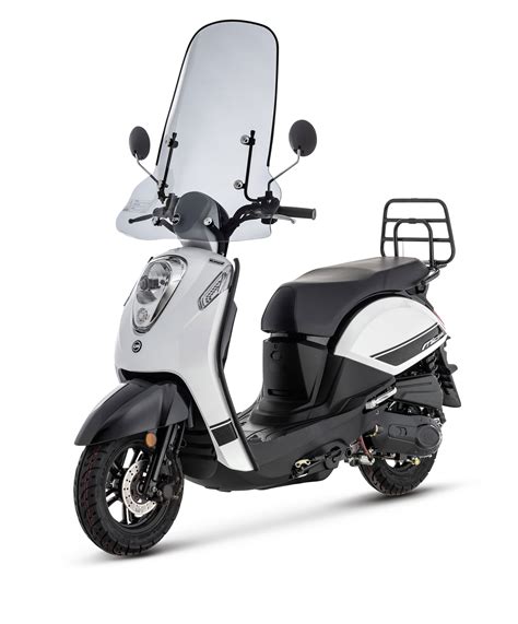 Sym Mio 50i Premium Zwart Wit Scooter Kopen Bij Central Scooters