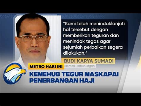 Kementerian Perhubungan Berikan Teguran Kepada Maskapai Penerbangan