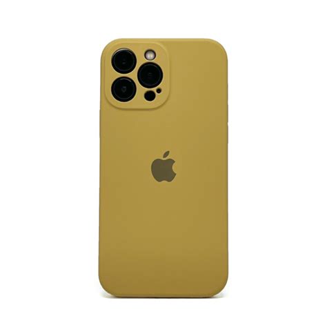 Case Silicone IPhone 13 Pro Max Amarelo Queimado