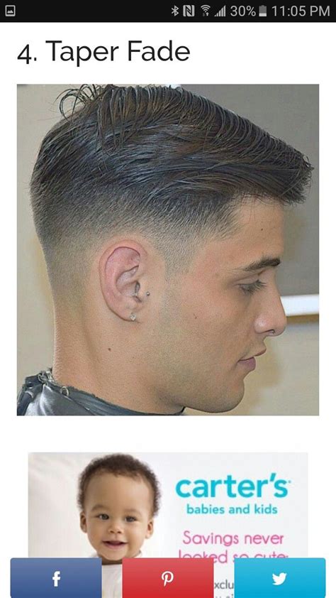 Taper Fade Different Types Of Fades Chart Draw Stunning Portraits