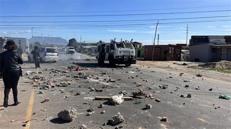 Protesters Block Roads In Dunoon With Burning Tyres And Rubble Groundup