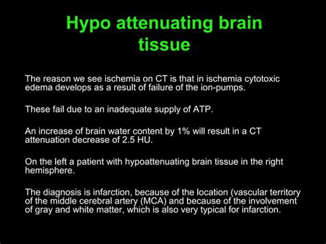 Ct Imaging Of Cerebral Ischemia And Infarction Ppt