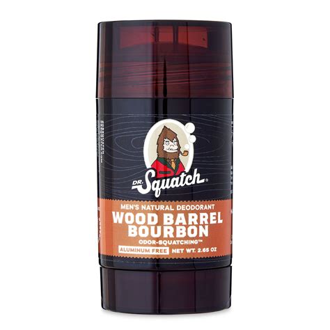 Dr Squatch Natural Deodorant Wood Barrell Bourbon 265 Oz 1 Pack