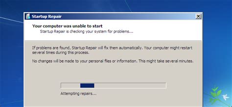 fix startup problems   windows startup repair tool